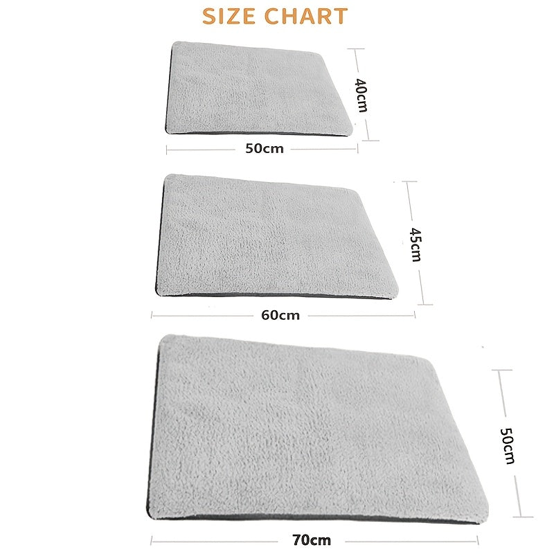 Bed Mat With Detachable Washable For Small Medium Dogs Indoor Warm Non-Slip Cat Mat