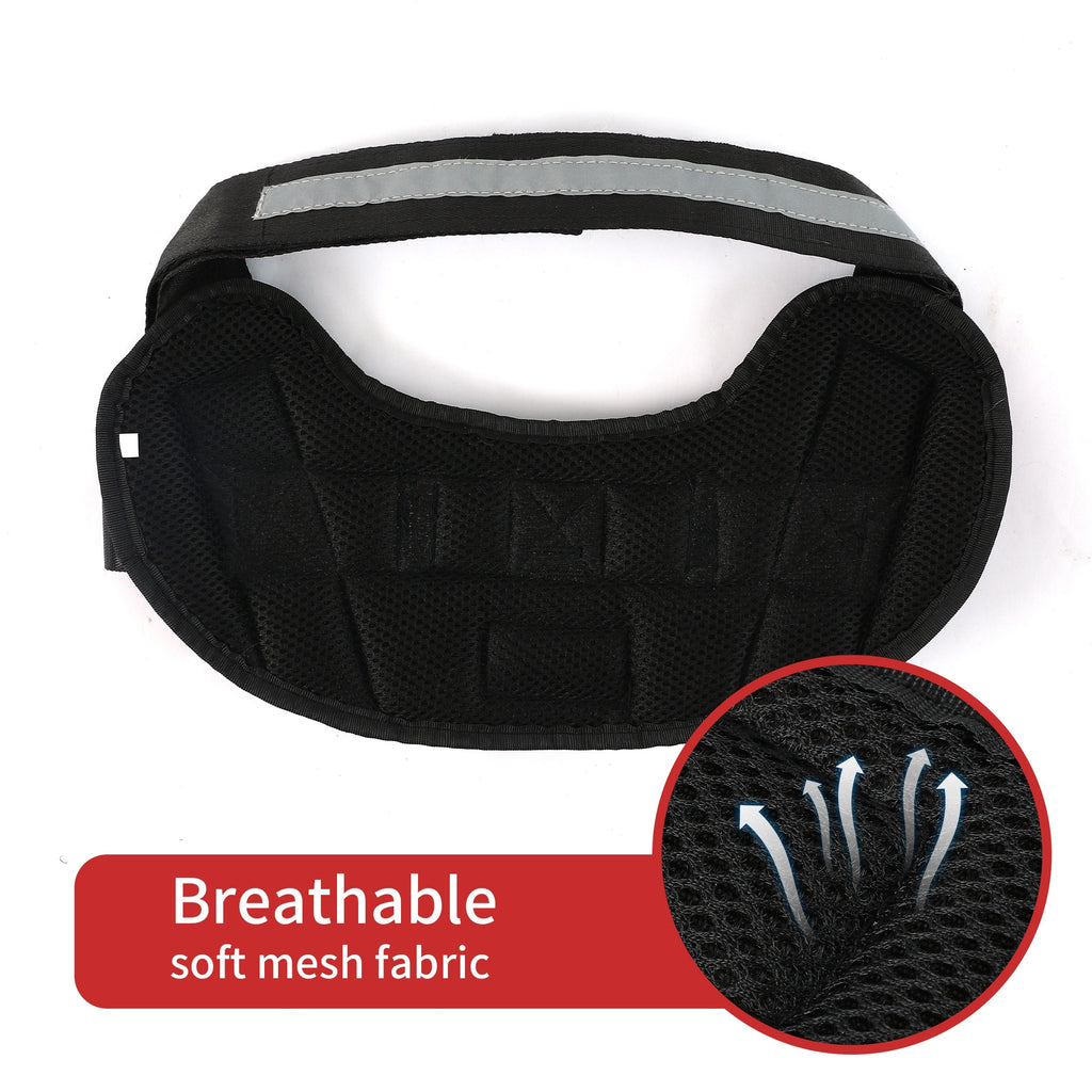 DAYSBreathable Reflective Dog Harness - Breathable And Adjustable PEt Vest For Outdoor Walking Travel Pet Harness With Control Handle
