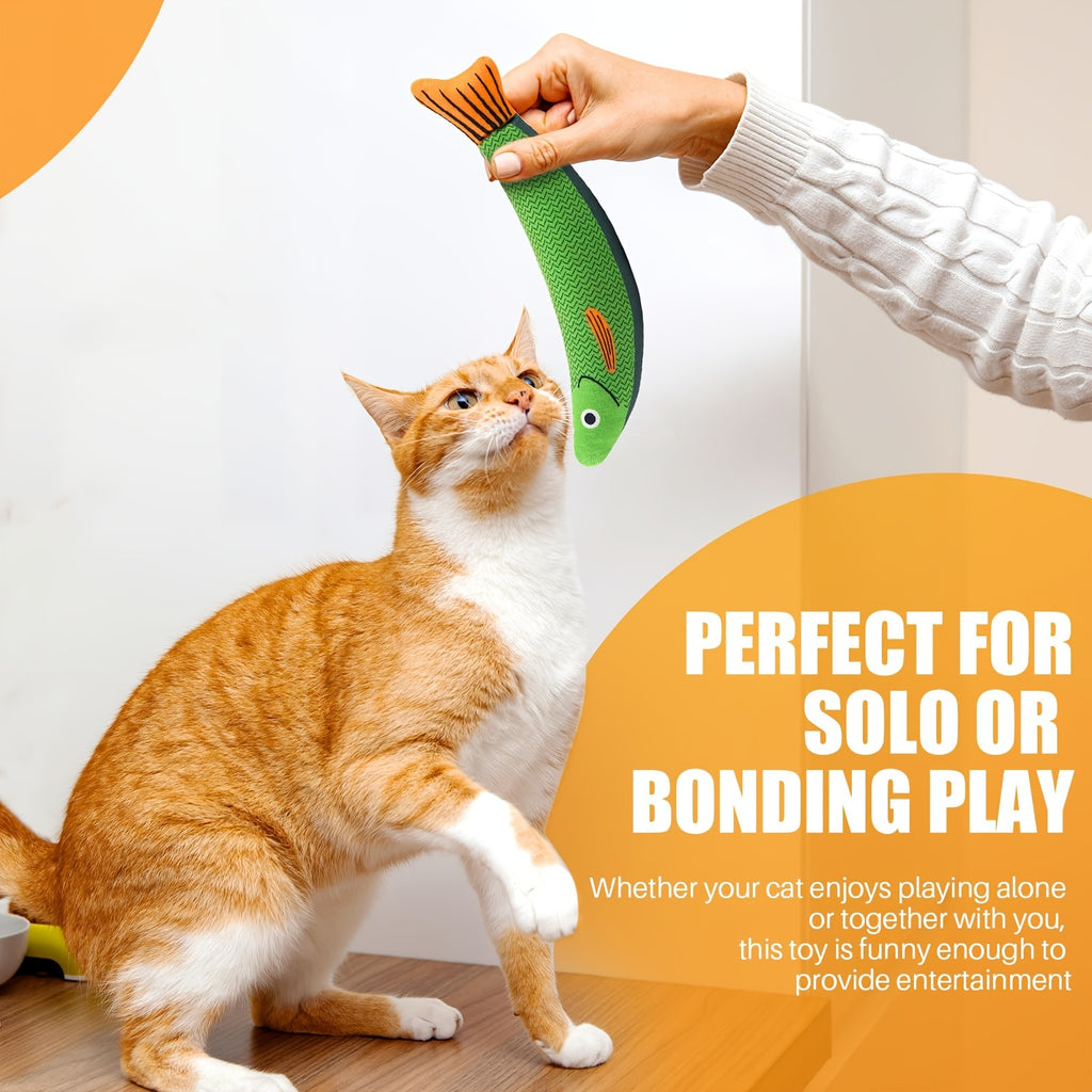 Cat Toys with Crinkle Sounds, Soft Durable Play Toy Set for All Cat Breeds, Indoor Boredom Relief Pet Accessories with Polyester Material