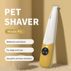 Rechargeable Pet Hair Trimmer Kit - Cordless Quiet Clippers for Small Medium Dogs & Cats