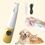 Rechargeable Pet Hair Trimmer Kit - Cordless Quiet Clippers for Small Medium Dogs & Cats